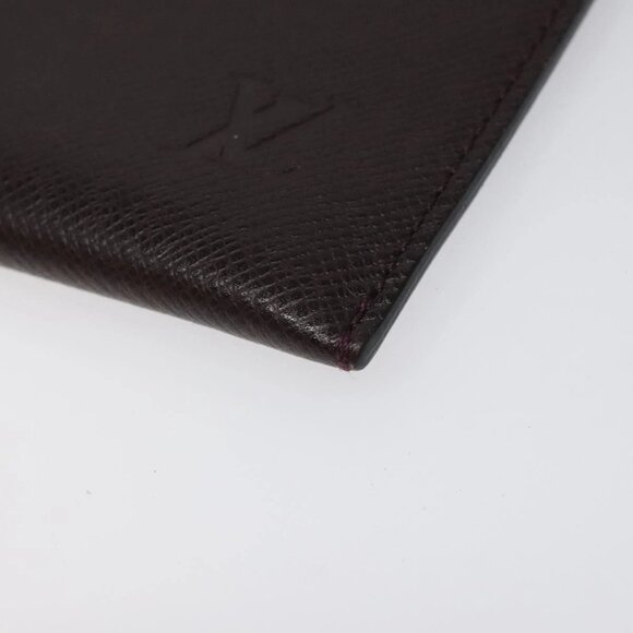 LOUIS VUITTON Taiga Document Case Clutch Bag Acajou M99087 LV Auth JB083 - Picture 10 of 16